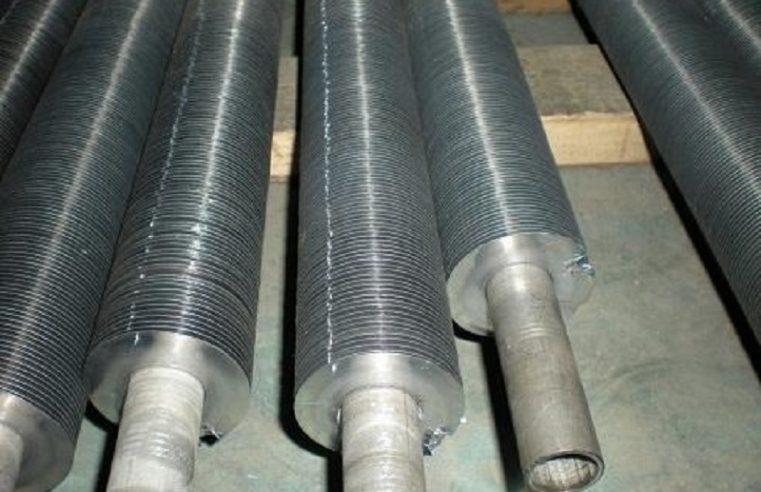 Different types of helical high finned tubes