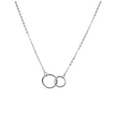 Circle Sterling Silver Necklace