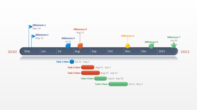 Timeline templates for PowerPoint