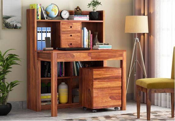 Best Study Tables with Bookshelf Designs for Kids