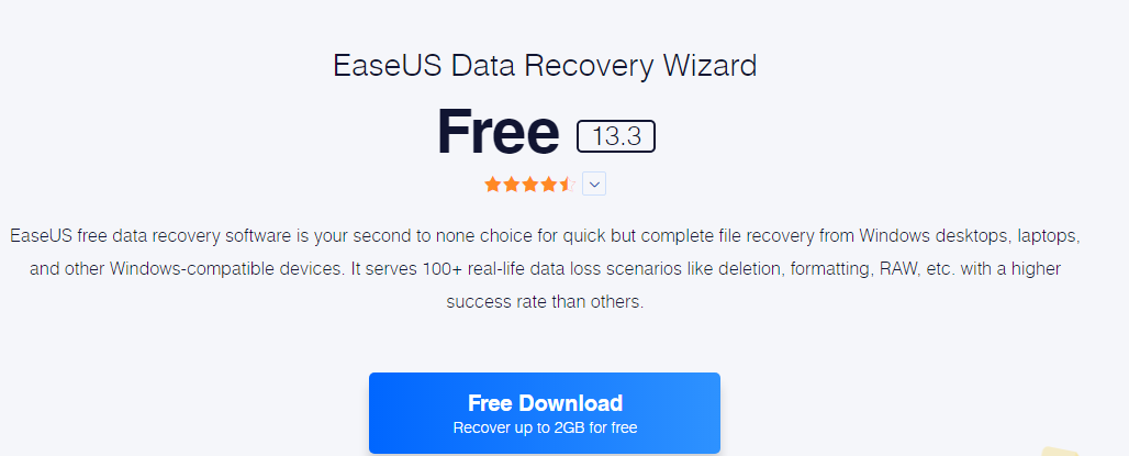 Which Software Can Help To Recover My Data Back? EaseUS Great One 