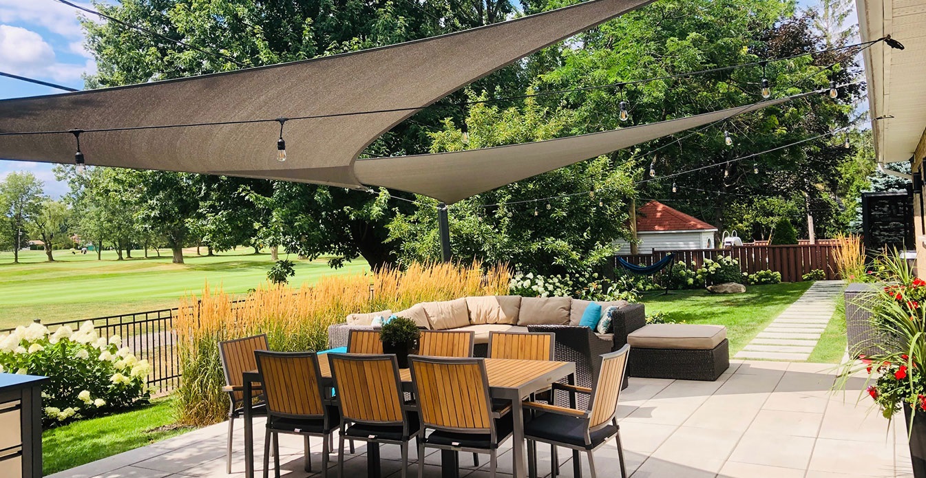 What makes shade sail a popular alternative of construction?