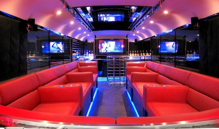 Destress in a Luxurious Party Bus