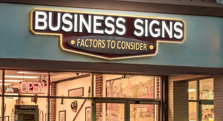 Why Should You Get A Business Signage For Your Brand?